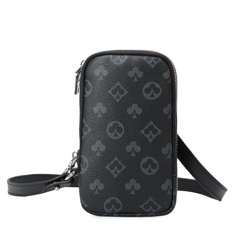 2022 printed mobile phone bag shoulder messenger bag ladies European and American fashion wild bag trendy mens shoulder, Black print
2022 printed mobile phone bag shoulder messenger bag ladies European and American fashion wild bag trendy mens shoulder, Black print