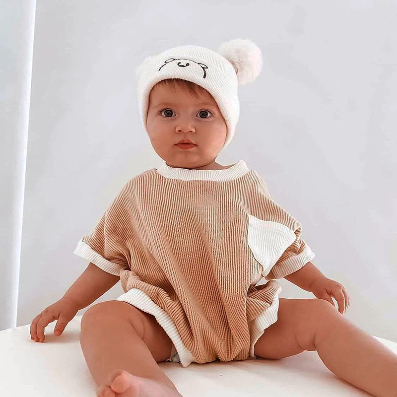 Summer born Infant Romper Cotton Short Sleeve Baby Boys Girls Clothes Onepiece Fashion Clothing 220426