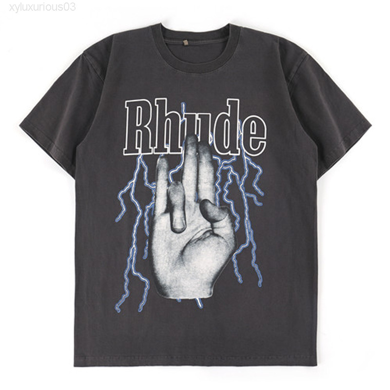 2021 Rhude t Shirt Men Washed Do Old Streetwear T-shirts Summer Style High-quality Tees, Le921fg gray
2021 Rhude t Shirt Men Washed Do Old Streetwear T-shirts Summer Style High-quality Tees, Le921fg gray