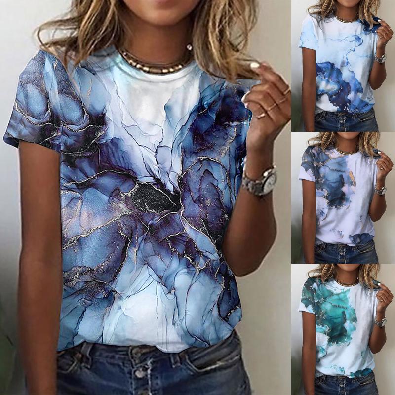 Women' Blouses & Shirts Summer Women' Selling 3d Printed T-shirt Casual Short Sleeve Regular Tops Street Loose Beach WearWomen, Green
Women' Blouses & Shirts Summer Women' Selling 3d Printed T-shirt Casual Short Sleeve Regular Tops Street Loose Beach WearWomen, Green