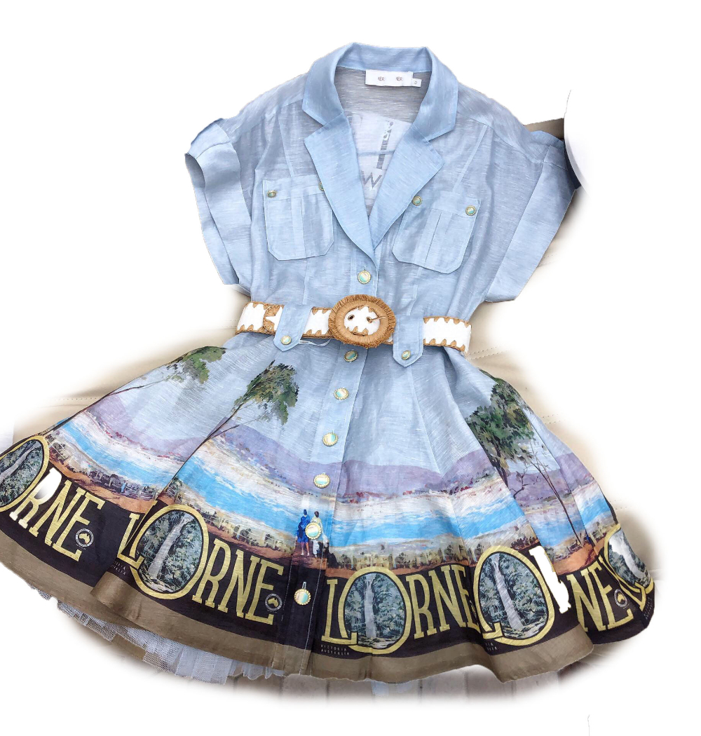 Spring summer dress 2022 Australian Fashion spliced silk and linen printed dress f58, Shirt+pants
Spring summer dress 2022 Australian Fashion spliced silk and linen printed dress f58, Shirt+pants