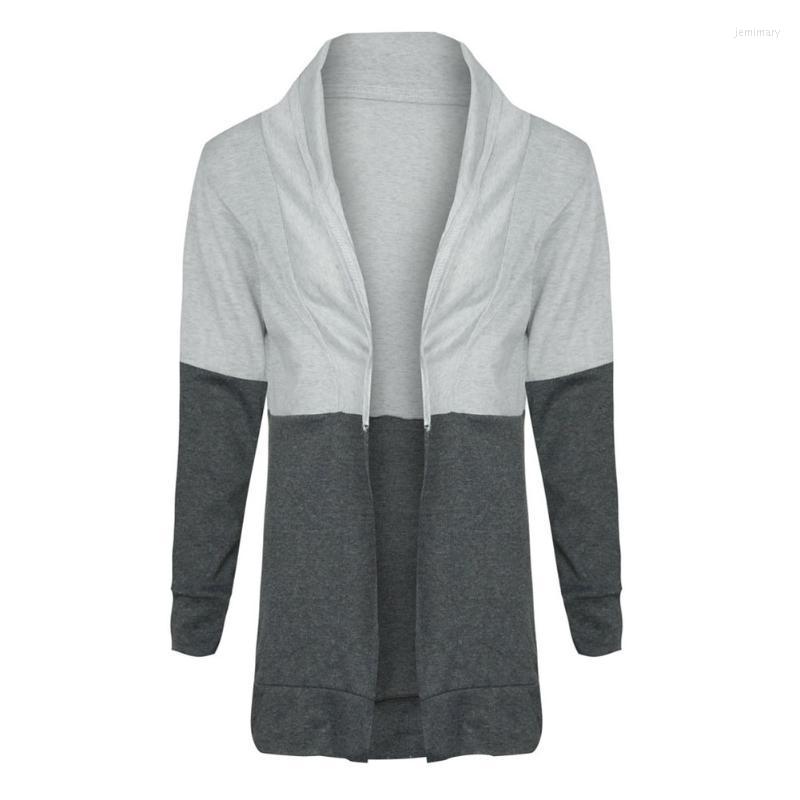 Women's Sweaters Cardigan Long Sleeve Coat Casual Blouse Stand Collar Open Front Stitching Color Jemi22, White and blue
Women's Sweaters Cardigan Long Sleeve Coat Casual Blouse Stand Collar Open Front Stitching Color Jemi22, White and blue