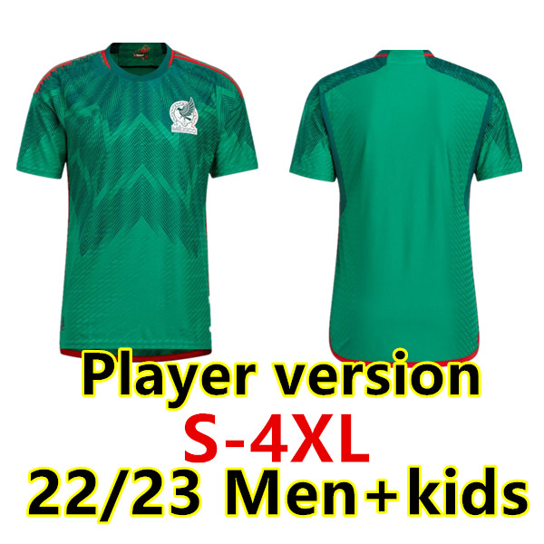 S-4XL 2022 2023 Mexico soccer jersey home away 22 23 CHICHARITO LOZANO DOS SANTOS football shirt Kids kit and Men women sets uniforms Fans Player version, 22/23 home player
S-4XL 2022 2023 Mexico soccer jersey home away 22 23 CHICHARITO LOZANO DOS SANTOS football shirt Kids kit and Men women sets uniforms Fans Player version, 22/23 home player
