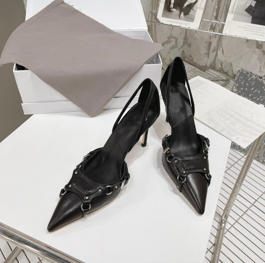 Brand Woman High Heels Leather Platform Peep-toes Shoes Sandals Designer Pointy Toe Dress Shoe Luxury Womens Shallow Mouth Reds Sole Pumps Wedding Shoes D33, White