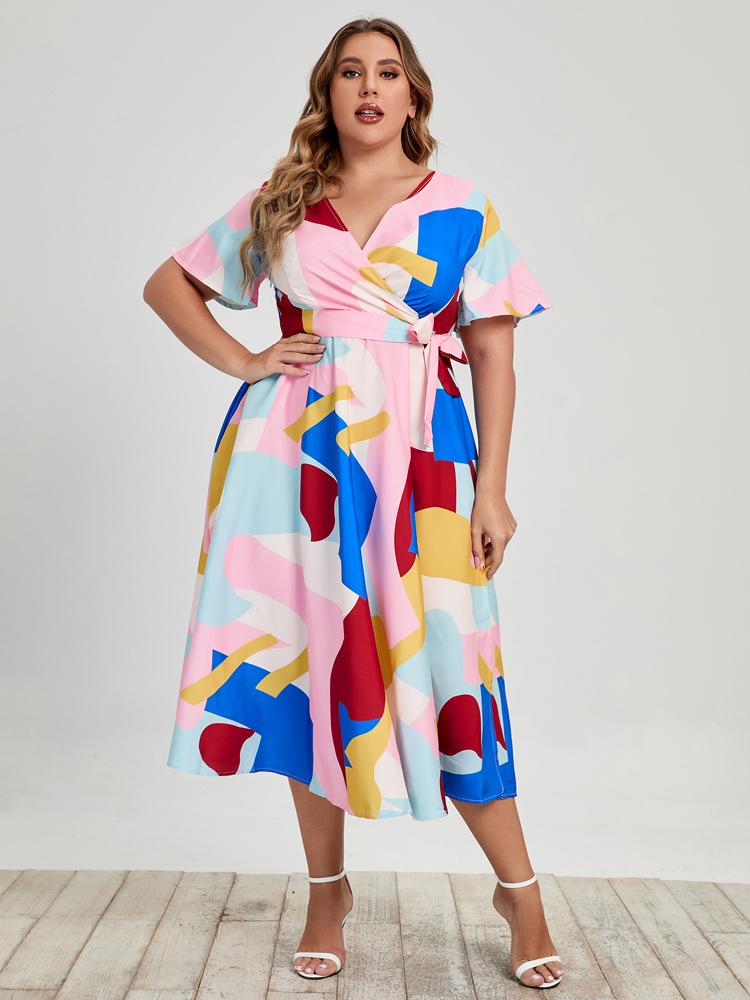 Plus Size Dresses 2022 Casual Street For Summer Women Sexy Clothing Fashion V Neck Evening Dress
Plus Size Dresses 2022 Casual Street For Summer Women Sexy Clothing Fashion V Neck Evening Dress