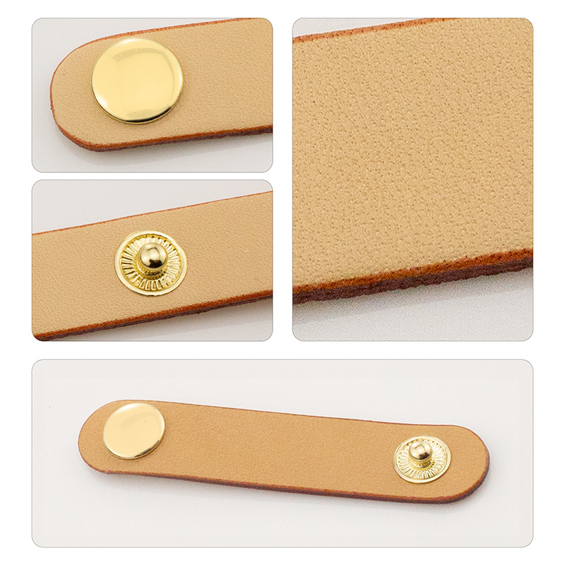 BAMADER Cowhide Handles Fixed Buckle Bag Strap Adjustment Hook Shorten Fixed Buckle Shoulder Strap Fixing Clip Bags Accessories 220610