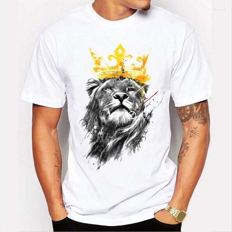 Men' T-Shirts Summer Men T-shirt White Cartoons Crown Lion Print Short Sleeve Slim Casual Male Tops Simple Fashion Plus Size 3xl Young Tee
Men' T-Shirts Summer Men T-shirt White Cartoons Crown Lion Print Short Sleeve Slim Casual Male Tops Simple Fashion Plus Size 3xl Young Tee