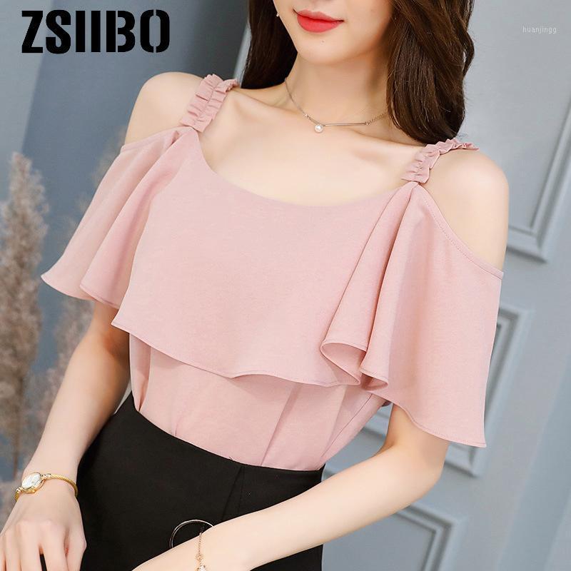 Summer Chiffon Blouse Fashion Slings Sleeve Women Blouses And Tops Skew Collar Solid Office Shirt Casual Women's & Shirts, White
Summer Chiffon Blouse Fashion Slings Sleeve Women Blouses And Tops Skew Collar Solid Office Shirt Casual Women's & Shirts, White