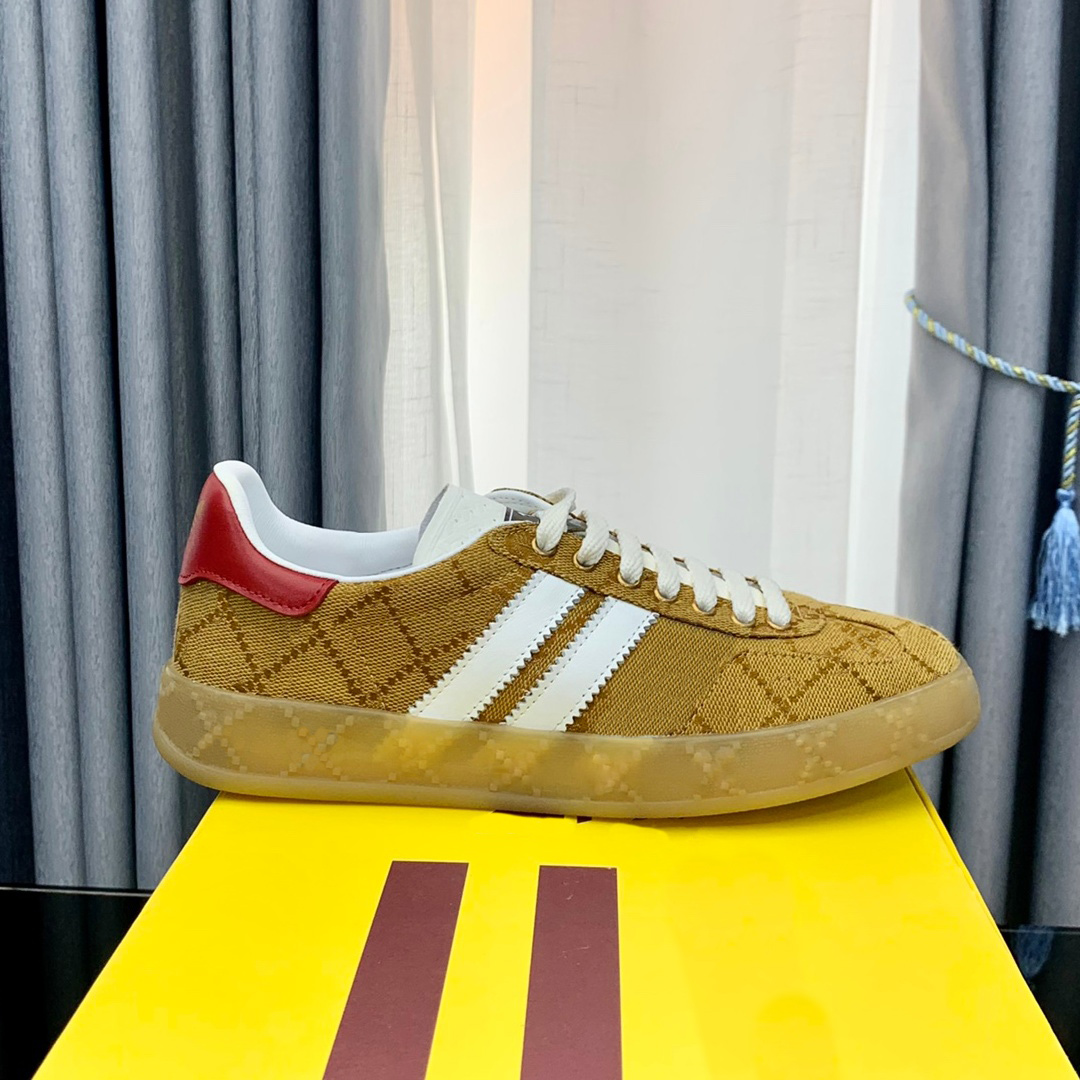 Designer Shoe Collection Sneaker Gazelles Sneakers Original Collab Suede Canvas Shoes Trainer 3 Stripes Beige Brown Footwear Size 35-45, Customize
Designer Shoe Collection Sneaker Gazelles Sneakers Original Collab Suede Canvas Shoes Trainer 3 Stripes Beige Brown Footwear Size 35-45, Customize