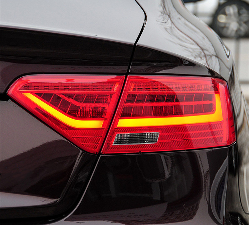 Car styling taillights assembly For Audi 2008-16 A5 Tail Lights Led Fog Lights DRL turn signal brake Light Tuning auto Accessories