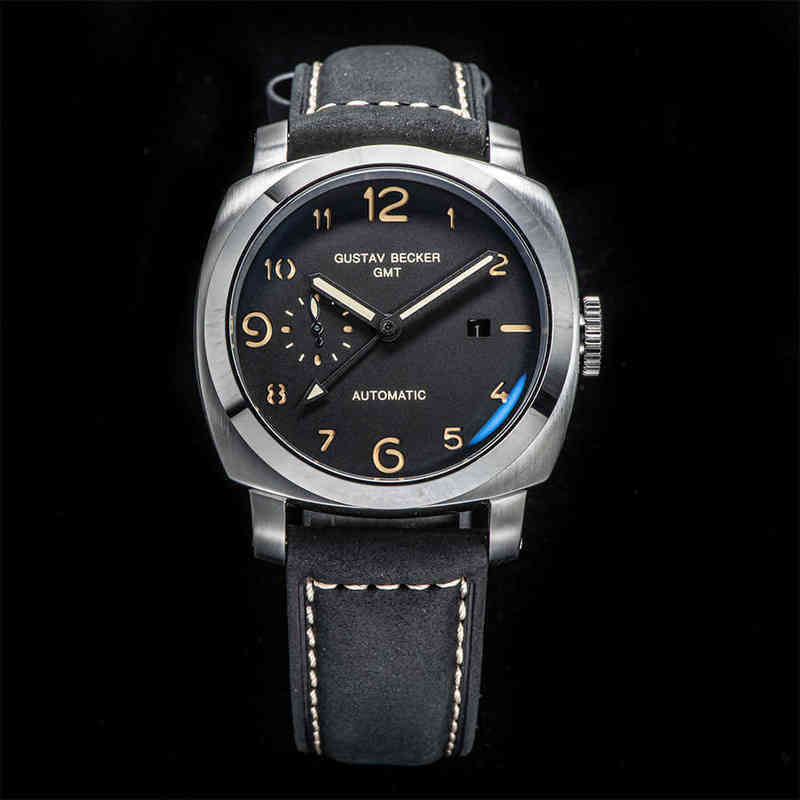 Calendar Watch es for Men 1963 Seagull 2557 Automatic Movement Gmt 24 hours Luminous Sports Pilot Military Mechanical WristWatch, Black
Calendar Watch es for Men 1963 Seagull 2557 Automatic Movement Gmt 24 hours Luminous Sports Pilot Military Mechanical WristWatch, Black