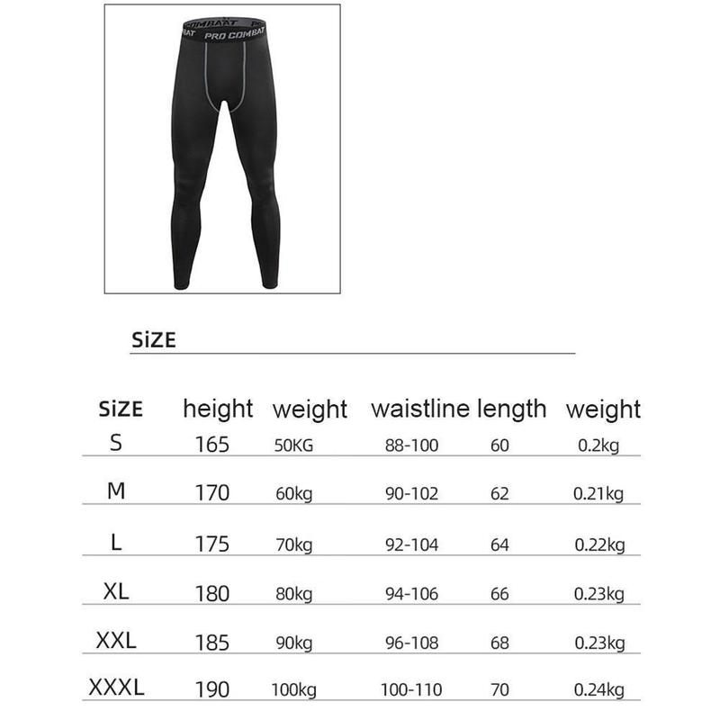Men Compression Tight Leggings High Waist Lift Pants Fitness Sports Skinny Trousers Tights Workout Training Yoga Bottoms 220727