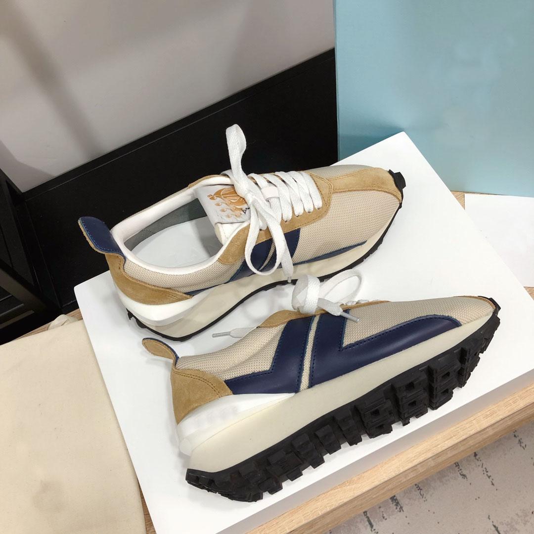 2022 Women's sportswear shoes boots OP62 spring and autumn blast leather retro all-match thick sole height sponge cake with color four seasons daddy shoes