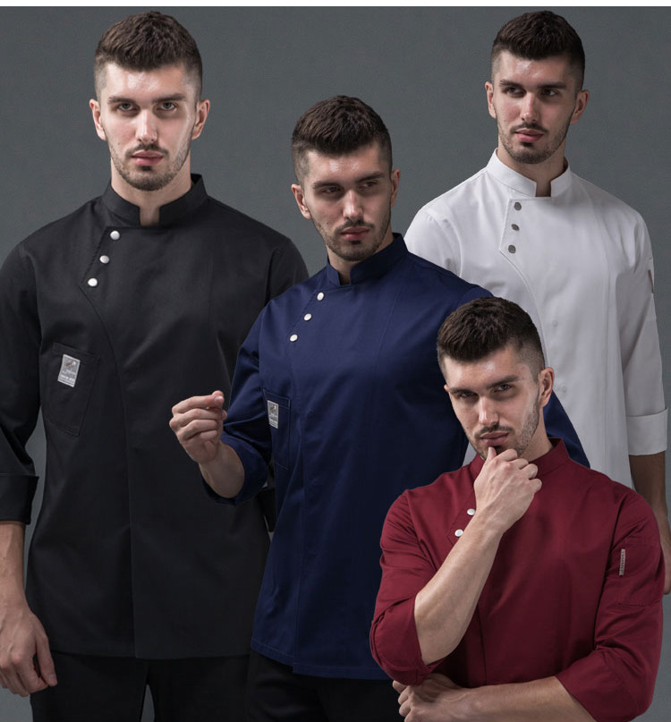 Men's Casual Shirts Chef Clothes Uniform WOMEN Restaurant Kitchen Cooking Chef Coat Waiter Work Jackets Professional Overalls Outfit
Men's Casual Shirts Chef Clothes Uniform WOMEN Restaurant Kitchen Cooking Chef Coat Waiter Work Jackets Professional Overalls Outfit