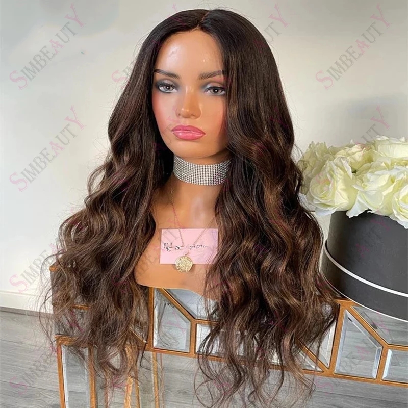 360 Lace Front Wig for Women Human Hair Highlight Brown Balayage Frontal Wigs Bleached Knots Wavy Remy Hair 180% Preplucked, As picture color
360 Lace Front Wig for Women Human Hair Highlight Brown Balayage Frontal Wigs Bleached Knots Wavy Remy Hair 180% Preplucked, As picture color