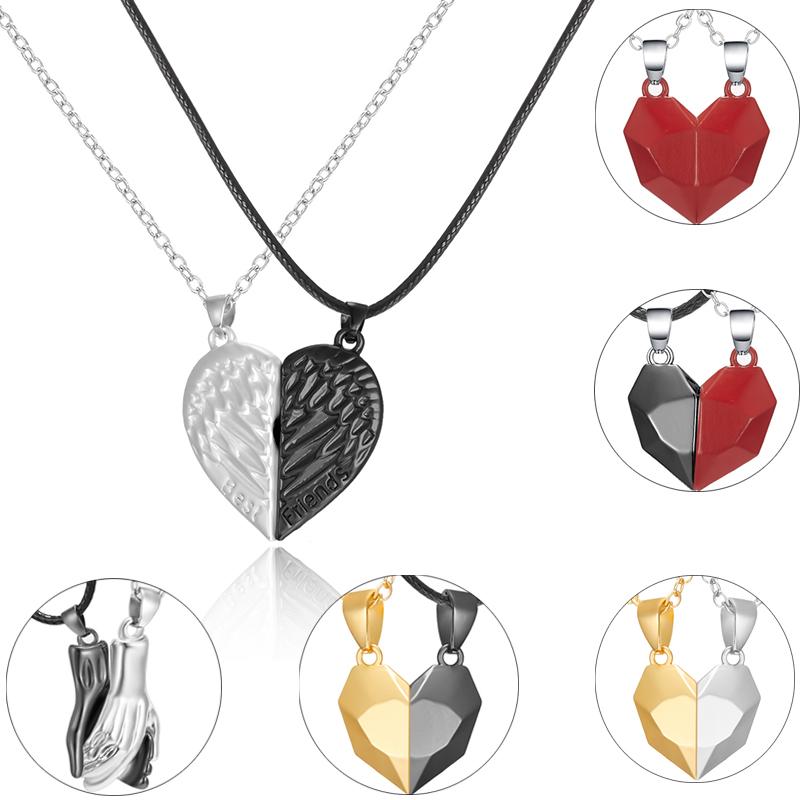 Pendant Necklaces Pieces Necklace Hand In Love Couple Attract Women's Sweater Chain Valentine's Day Jewelry Gift
Pendant Necklaces Pieces Necklace Hand In Love Couple Attract Women's Sweater Chain Valentine's Day Jewelry Gift