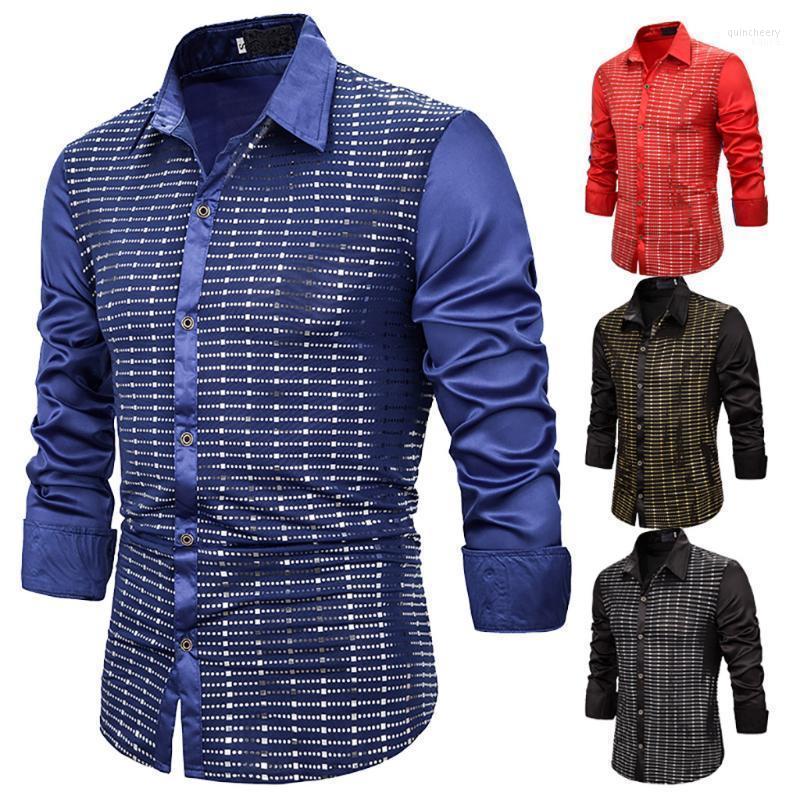 Fashion Sequin Shirt Men 2022 Sexy Slim Fit Long Sleeve Casual Button Down Nightclub Stage Wear Shirts Men' Dress Quin22, Red
Fashion Sequin Shirt Men 2022 Sexy Slim Fit Long Sleeve Casual Button Down Nightclub Stage Wear Shirts Men' Dress Quin22, Red