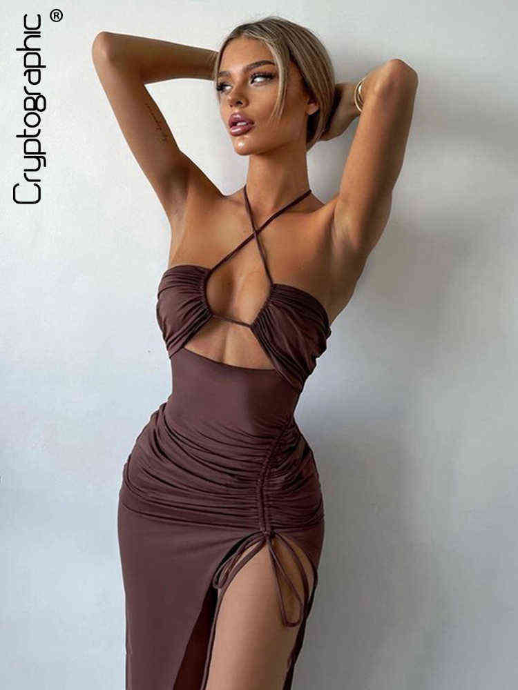 Wedding Dresses Party Dress Cryptographic Hot Summer Sexy Halter Backless Sleeveless Cut Out Mini Dress for Women Elegant Club Slit Dresses Vestido 220329, Black
Wedding Dresses Party Dress Cryptographic Hot Summer Sexy Halter Backless Sleeveless Cut Out Mini Dress for Women Elegant Club Slit Dresses Vestido 220329, Black