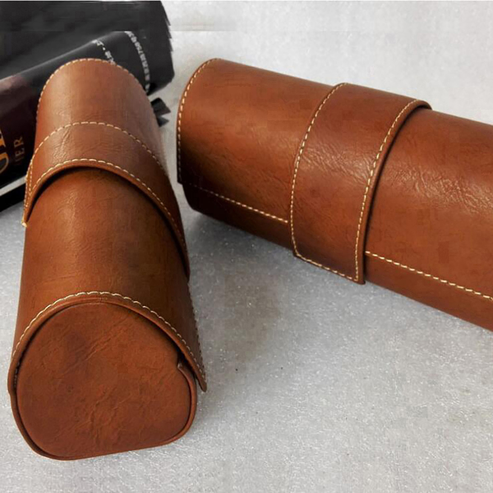 Newest portable Large retro leather handmade Sunglasses case European Customized Men's glasses bag Brown black
Newest portable Large retro leather handmade Sunglasses case European Customized Men's glasses bag Brown black