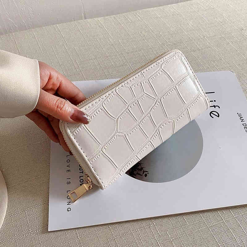 HBP Women's Purse Fashion Pu Stone Pattern Wallet Zero Wallet Medium Long Zipper Handbag for Women 220718, White
HBP Women's Purse Fashion Pu Stone Pattern Wallet Zero Wallet Medium Long Zipper Handbag for Women 220718, White