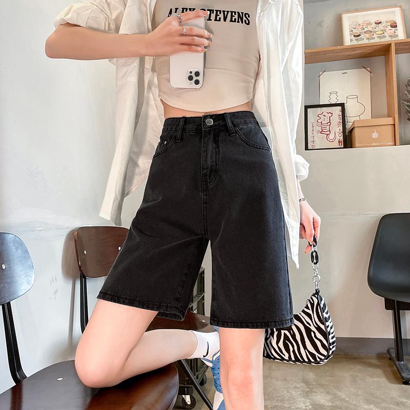 Women's Shorts Boyfriend Black Denim Women Streetwear High Waist Cargo Wide Leg Jeans Stretch Baggy For WomenWomen's
Women's Shorts Boyfriend Black Denim Women Streetwear High Waist Cargo Wide Leg Jeans Stretch Baggy For WomenWomen's