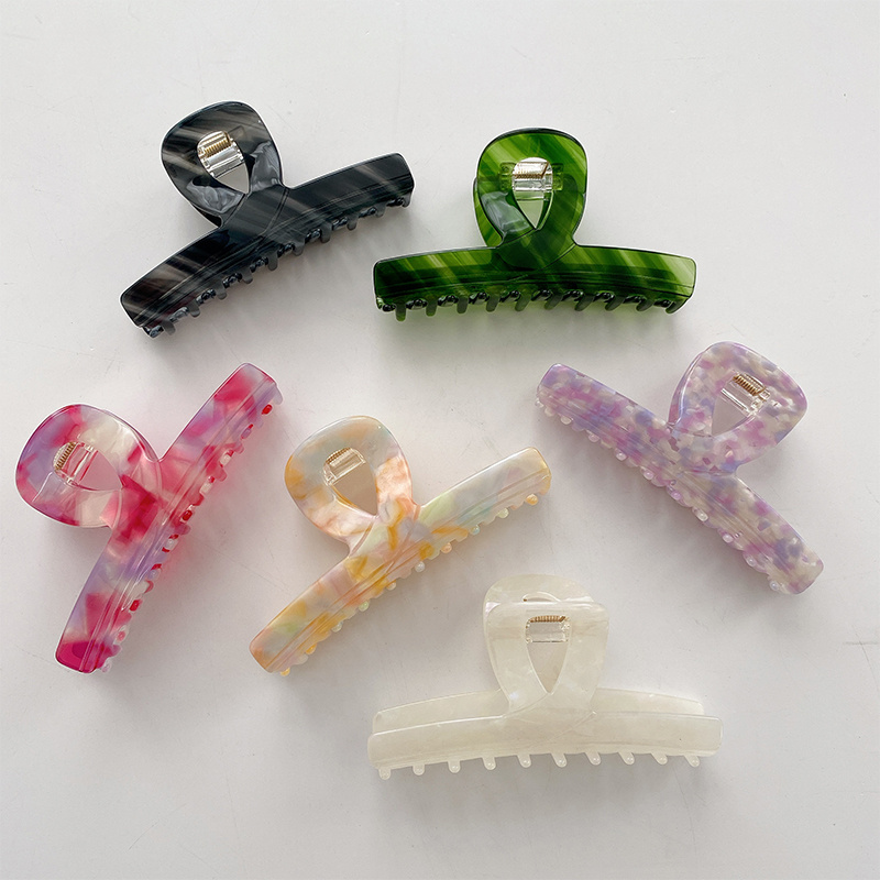 Length 11.1 CM Acetic Acid A Word Hair Clamps Women Ribbon Cross Hair Claw Clips Dazzle Color Large Hairpins For Female Wash Ponytail Scrunchies Headdress Accessories
Length 11.1 CM Acetic Acid A Word Hair Clamps Women Ribbon Cross Hair Claw Clips Dazzle Color Large Hairpins For Female Wash Ponytail Scrunchies Headdress Accessories