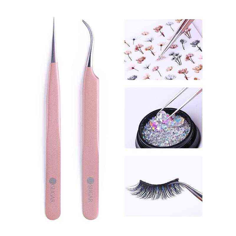 NXY Nail Gel Rose Gold Cuticle Pusher Scissor Dead Skin Remover Tools Stainless Steel Tweezer Clipper Maniucre Art Tool 0328