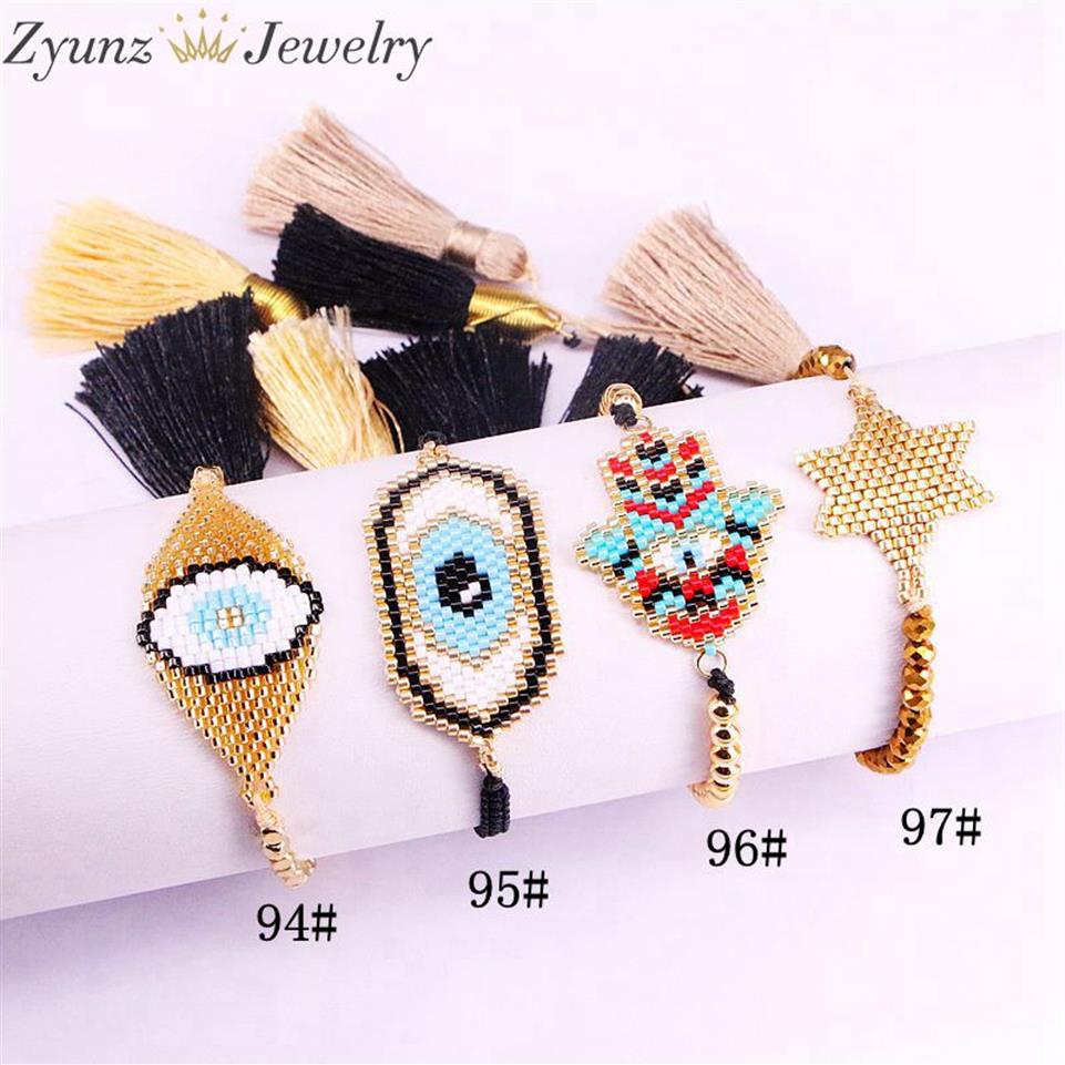 5PCS Miyuki Hamsa Hand Star Eye Connector bracelet elegant trendy bracelet for women for girls charm jewelry bracelet245V
5PCS Miyuki Hamsa Hand Star Eye Connector bracelet elegant trendy bracelet for women for girls charm jewelry bracelet245V
