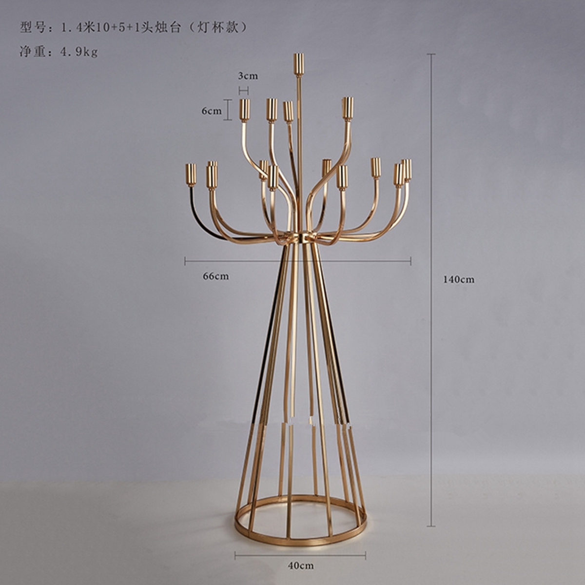 Decoration Candle Holders Metal Candlestick Flower Vase Table Centrepiece Event Flower Rack Floor Road Lead Wedding imake176