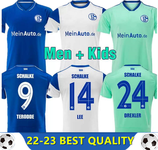 22 23 Schalke 04 Men kids Soccer Jerseys OUWEJAN PALSSON LODE LATZA TERODDE ZALAZAR BULTER LEE FLICK PIERINGER DREXLER THIAW MATRICIANI Home, Black
22 23 Schalke 04 Men kids Soccer Jerseys OUWEJAN PALSSON LODE LATZA TERODDE ZALAZAR BULTER LEE FLICK PIERINGER DREXLER THIAW MATRICIANI Home, Black