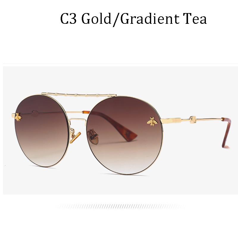 Sunglasses Fashion Brand Classic Men For Women Bee UV400 Round Gradient Lens Sun Glasses Oculos Gafas MaleSunglasses
Sunglasses Fashion Brand Classic Men For Women Bee UV400 Round Gradient Lens Sun Glasses Oculos Gafas MaleSunglasses