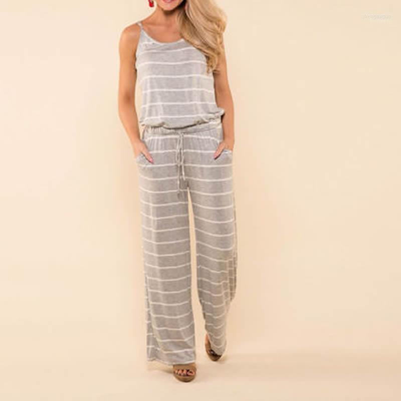 Women' Jumpsuits & Rompers Striped Autrmn Women 2022 Spaghetti Strap Stripped Jumpsuit Long Playsuit With Pants Summer Outwear Fashion, Black
Women' Jumpsuits & Rompers Striped Autrmn Women 2022 Spaghetti Strap Stripped Jumpsuit Long Playsuit With Pants Summer Outwear Fashion, Black