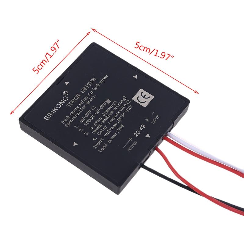 Switch 5-12V Bathroom Mirror Touch Sensor For Led Light Headlight Interior DecorationSwitch
Switch 5-12V Bathroom Mirror Touch Sensor For Led Light Headlight Interior DecorationSwitch