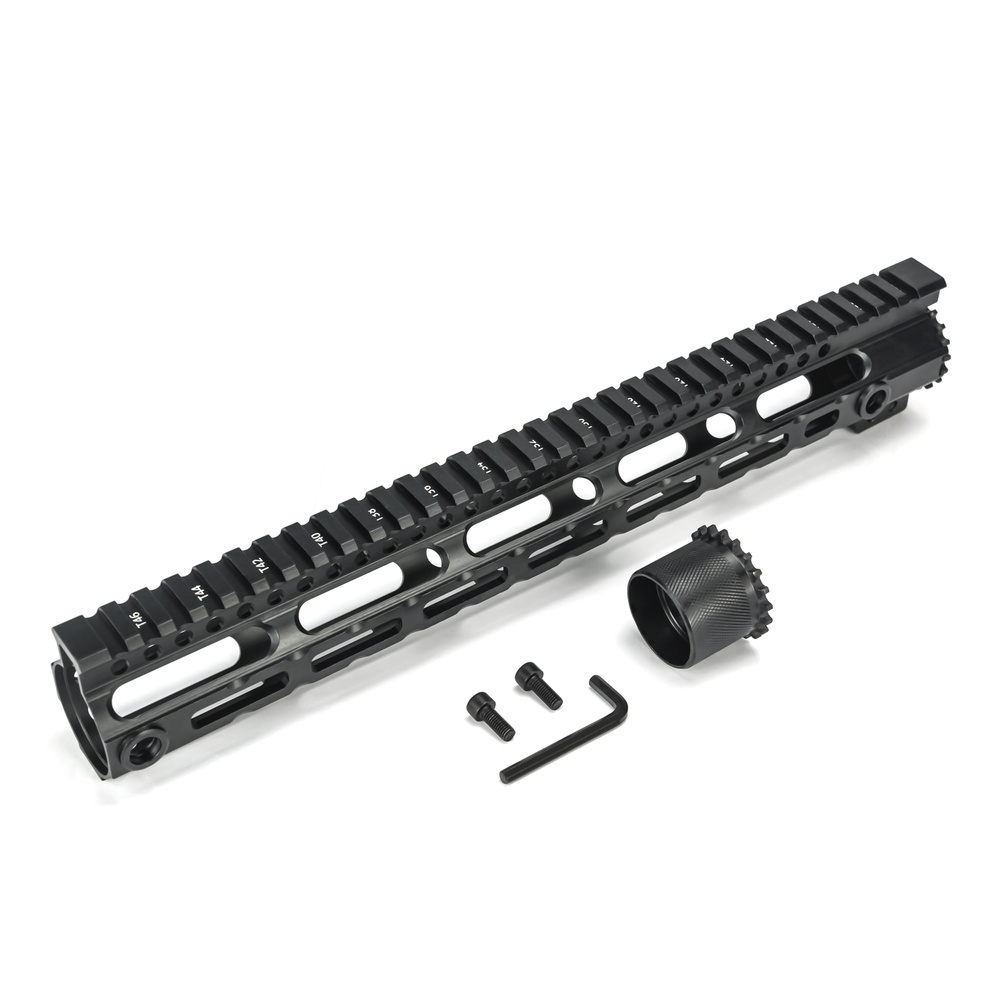 Scopes AR15 Free Float M-LOK Handguard 4" 7" 9" 12" 13.5" 15" Picatinny Rail with Steel Semi Auto Devices Nut for Scope, Black
Scopes AR15 Free Float M-LOK Handguard 4" 7" 9" 12" 13.5" 15" Picatinny Rail with Steel Semi Auto Devices Nut for Scope, Black
