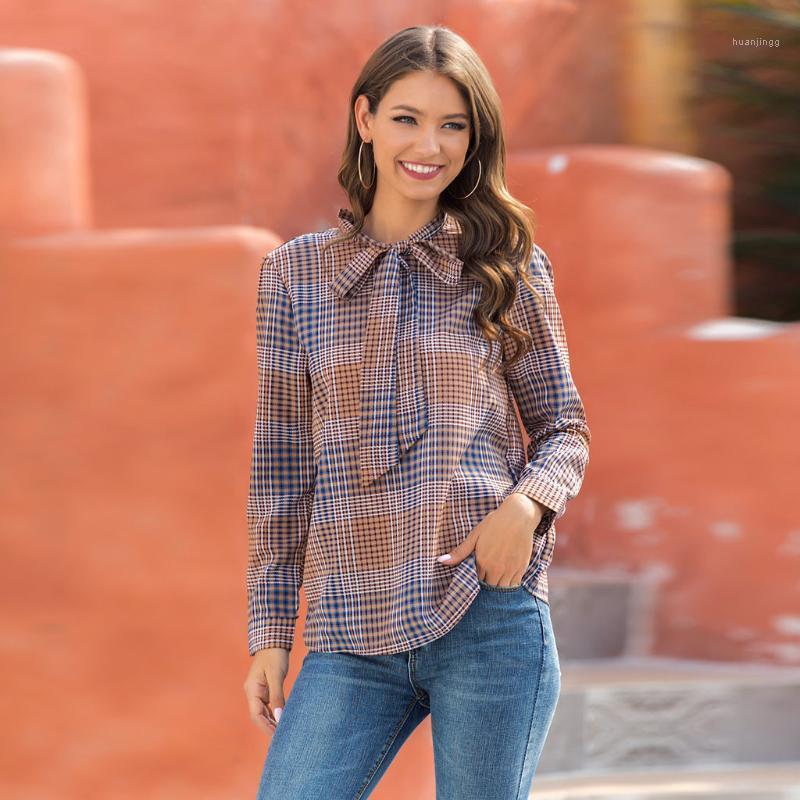 Women' Spring/summer Long Sleeve Check Shirt Blouse Tie Decoration Plaid Women Casual 2022 Elegant Classic Wear G3 Blouses & Shirts, Multi
Women' Spring/summer Long Sleeve Check Shirt Blouse Tie Decoration Plaid Women Casual 2022 Elegant Classic Wear G3 Blouses & Shirts, Multi