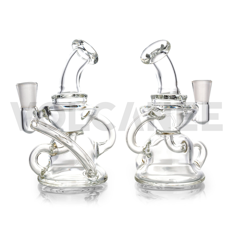 Volcanee Vortex Hookah Tornado Cyclone Recycler Glass Bong 3.9 Inch 10mm Female Mini Bong Water Pipe Bubbler Dab Rig
Volcanee Vortex Hookah Tornado Cyclone Recycler Glass Bong 3.9 Inch 10mm Female Mini Bong Water Pipe Bubbler Dab Rig