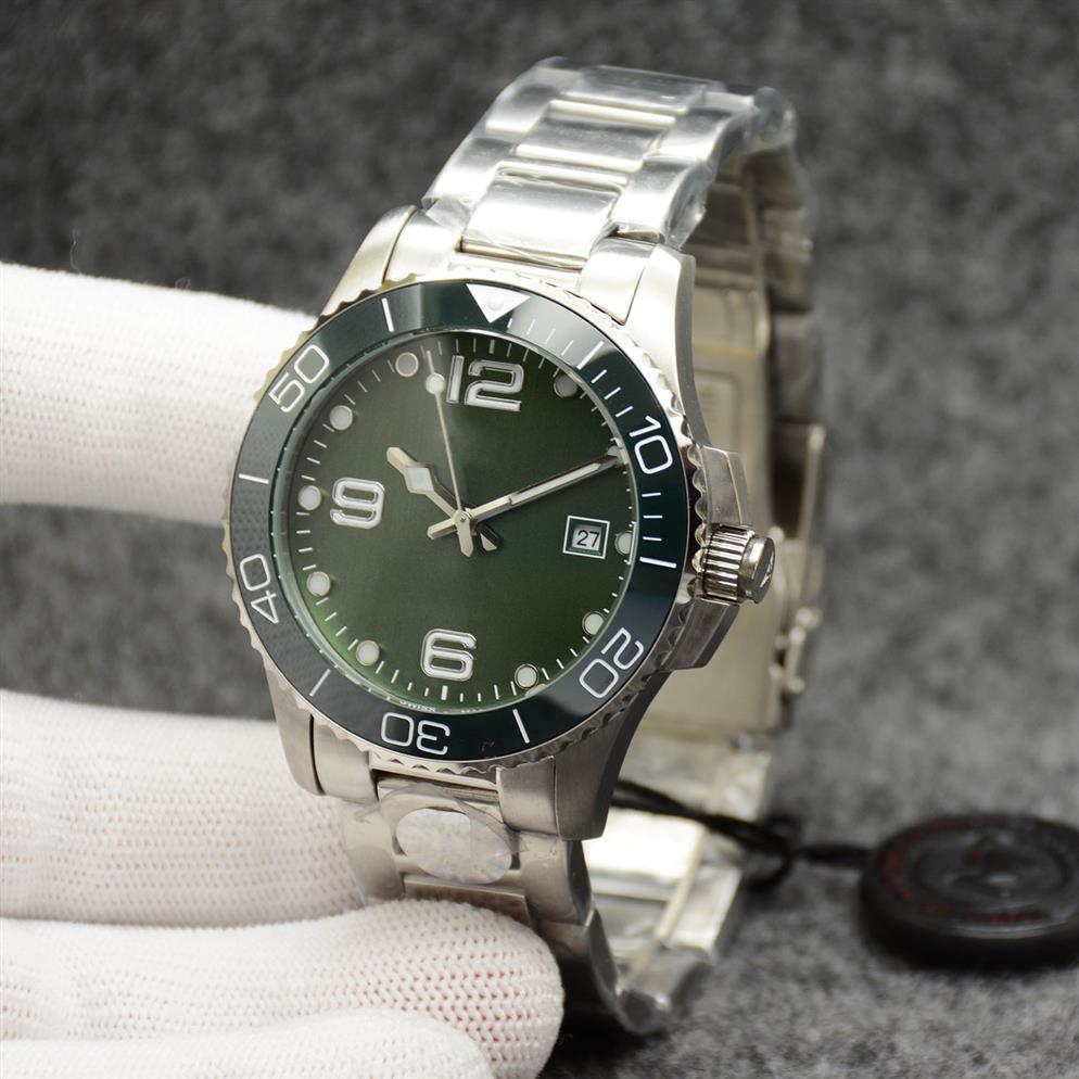 41MM Conquest Mens Watches Automatic Mechanical Movement Stainless Steel Bracelet Concas Ceramic Bezel With HYDROCONQUEST Hardlex 267f, No send watch for shipping
41MM Conquest Mens Watches Automatic Mechanical Movement Stainless Steel Bracelet Concas Ceramic Bezel With HYDROCONQUEST Hardlex 267f, No send watch for shipping