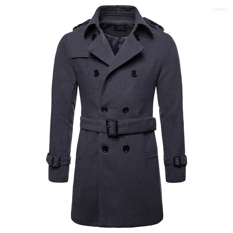 Men's Wool & Blends Autumn Belt Style Jacket European And American Mid-length Woolen Coat Casual Double-breasted Male Lapel Windbreaker Kend, Black
Men's Wool & Blends Autumn Belt Style Jacket European And American Mid-length Woolen Coat Casual Double-breasted Male Lapel Windbreaker Kend, Black
