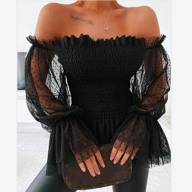 Women' Blouses & Shirts Women' Sexy Off Shoulder Blouse Lace Polka Dots Mesh Sheer Puff Sleeve Ruched Chiffon Tops For Summer Spring D, Pink
Women' Blouses & Shirts Women' Sexy Off Shoulder Blouse Lace Polka Dots Mesh Sheer Puff Sleeve Ruched Chiffon Tops For Summer Spring D, Pink