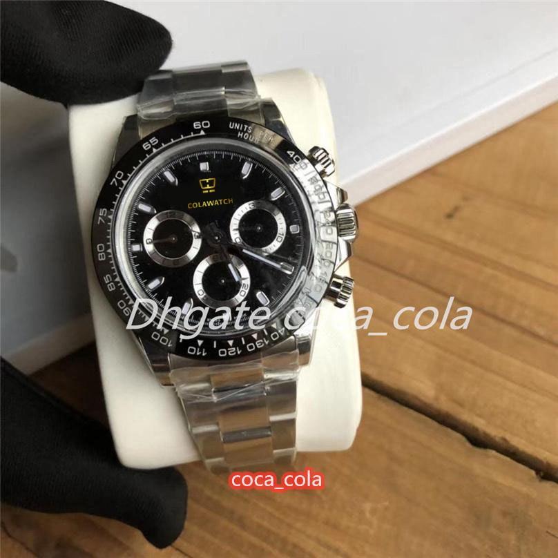 TOP Quality watch waterproof Wristwatches 40mm Cosmograph Working 904L Stainless Steel Chronograph ETA 4130 Movement Automatic DIVER 100m Mens Watch Watches, Black
TOP Quality watch waterproof Wristwatches 40mm Cosmograph Working 904L Stainless Steel Chronograph ETA 4130 Movement Automatic DIVER 100m Mens Watch Watches, Black