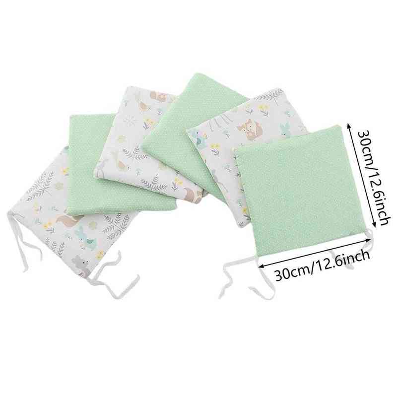 6Pcs Newborn Baby Bed Bumper In The Crib Cot Protector Baby Room Decoration Toddler Crib Bedding Infant Bumper Cot Cushion New G220421