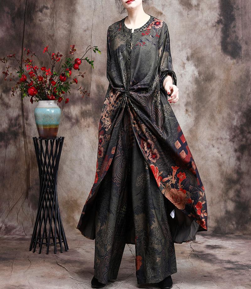 Women's Tracksuits Women Loose Spring Sumer Irregular Length Tops Elastic Waist Wide Leg Pants Suits Ladies Print Sets Female SuitsWomen's, Army green
Women's Tracksuits Women Loose Spring Sumer Irregular Length Tops Elastic Waist Wide Leg Pants Suits Ladies Print Sets Female SuitsWomen's, Army green