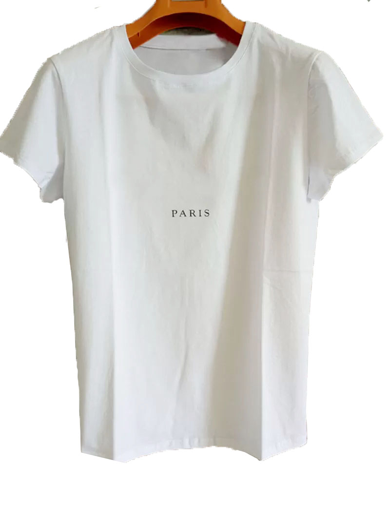 Mens Letter Print T… - image