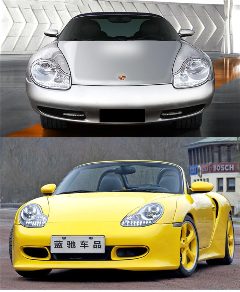 Headlight Assembly for Porsche Boxster 911/996 LED Headlights 1998-2004 DRL Streamer Turn Signal Headlamp