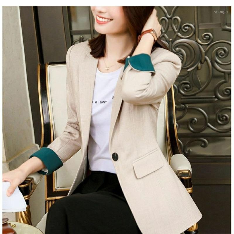 Women's Suits & Blazers Blazer Women Trendy Patchwork Korean Chic Spring Autumn Loose Pockets Ladies Elegant Coats Single Button Tops Large, Apricot two buttons
Women's Suits & Blazers Blazer Women Trendy Patchwork Korean Chic Spring Autumn Loose Pockets Ladies Elegant Coats Single Button Tops Large, Apricot two buttons