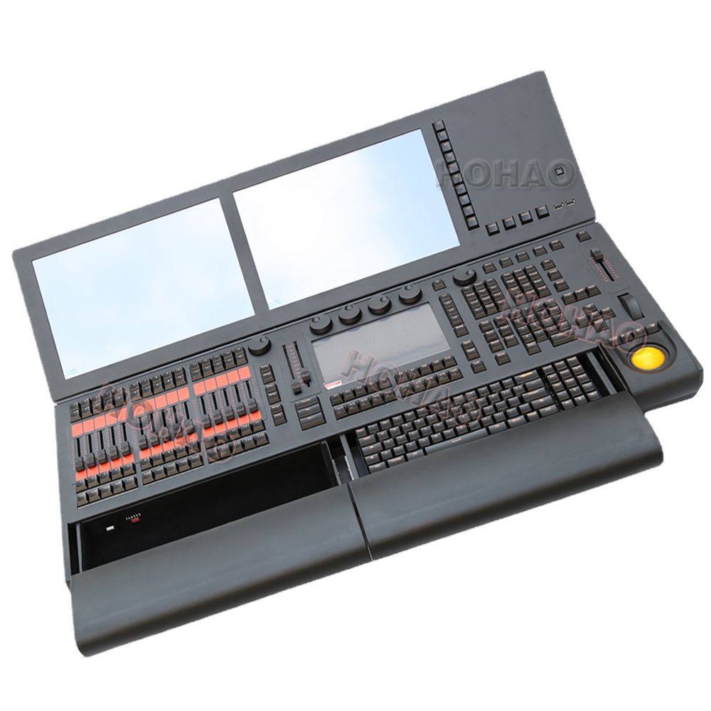 High Configuration MA M2 Dual Touch Screen Moving Head Light Console Linux Grandma2 Electric Fader Built-in USB Phone Charging
