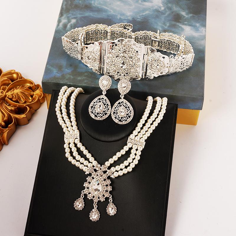 Earrings & Necklace Algeria Wedding Jewelry Set Moroccan Women Metal Belt Bridal Tiara Queen Crown, As pic
Earrings & Necklace Algeria Wedding Jewelry Set Moroccan Women Metal Belt Bridal Tiara Queen Crown, As pic