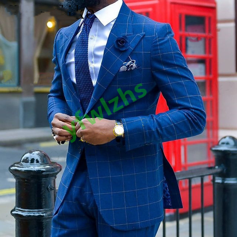 Handsome Two Buttons Groom Tuxedos Peak Lapel Groomsmen Man Suit Mens Wedding/Prom/Dinner Suits Bridegroom Jacket Pants Tie B219, Same as image
Handsome Two Buttons Groom Tuxedos Peak Lapel Groomsmen Man Suit Mens Wedding/Prom/Dinner Suits Bridegroom Jacket Pants Tie B219, Same as image