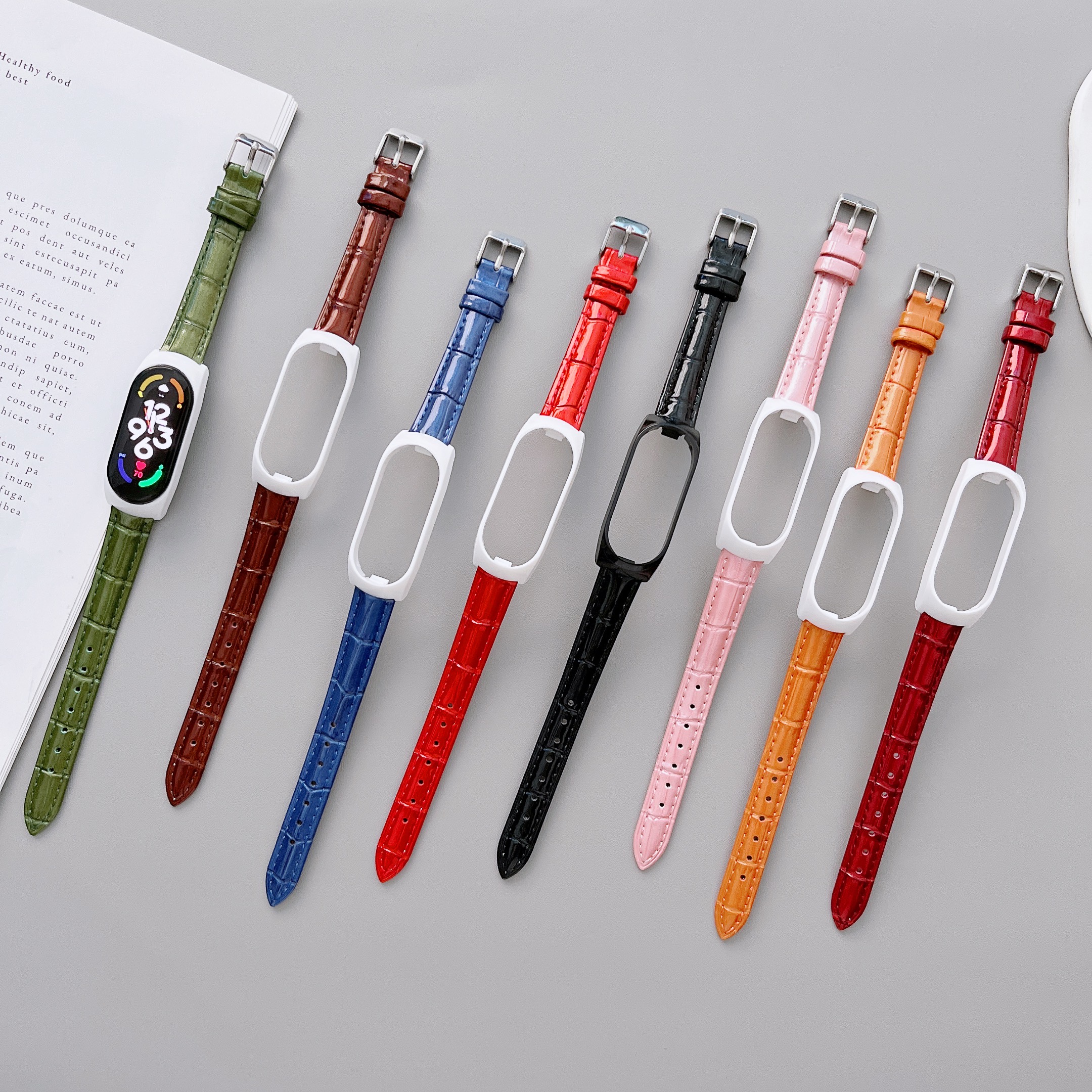 Leather Watch Straps for Xiaomi Mi Band 7 Strap Bands Mens Sport Wristband With Crocodile Pattern Watchband Bracelet designers Smart Watches watchs Smartwatch Blue
Leather Watch Straps for Xiaomi Mi Band 7 Strap Bands Mens Sport Wristband With Crocodile Pattern Watchband Bracelet designers Smart Watches watchs Smartwatch Blue
