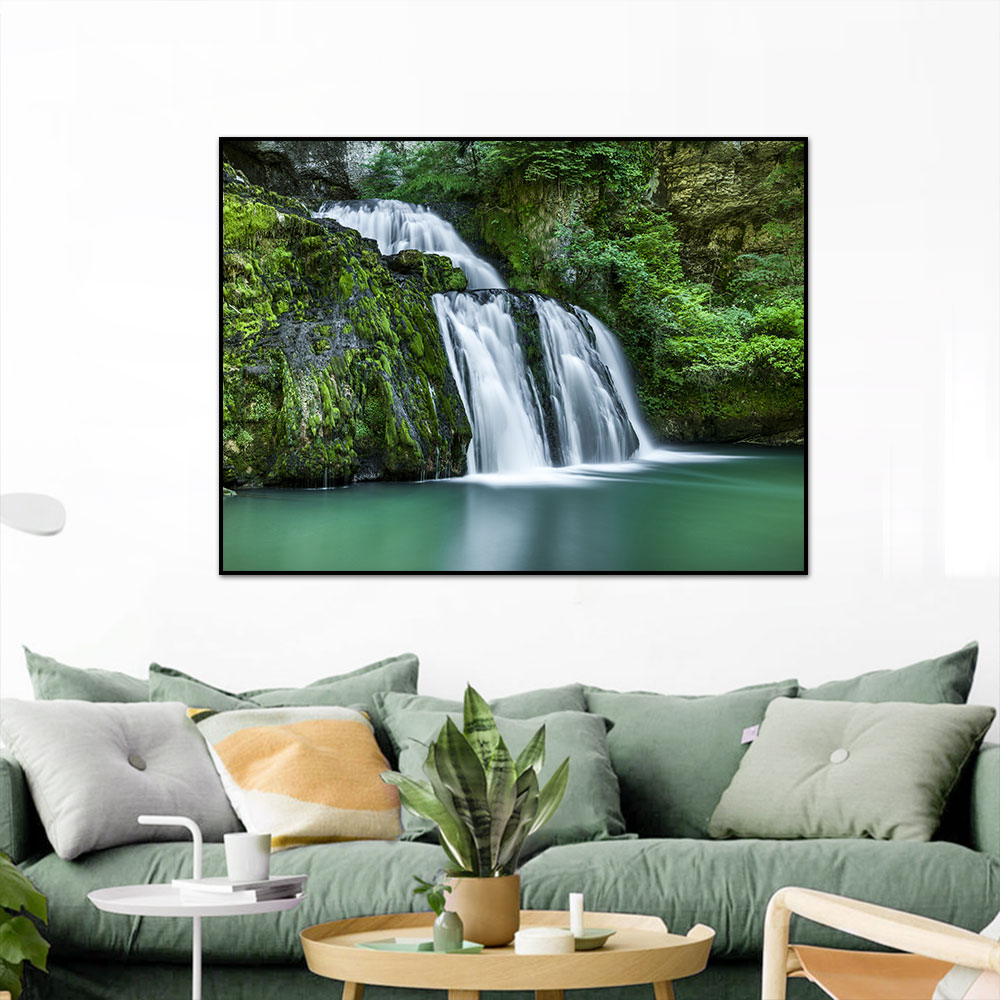 Abstract GreenTrees Mountain Waterfall Painting On Canvas Lanscape Prints And Posters Wall Art For Living Room Home Decoration
Abstract GreenTrees Mountain Waterfall Painting On Canvas Lanscape Prints And Posters Wall Art For Living Room Home Decoration